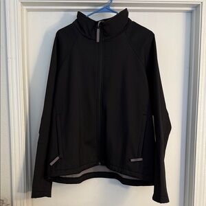 Cabelas Black Zip-Up Jacket shell